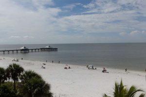 Photo of the beach from our Edison Beach House rooms
