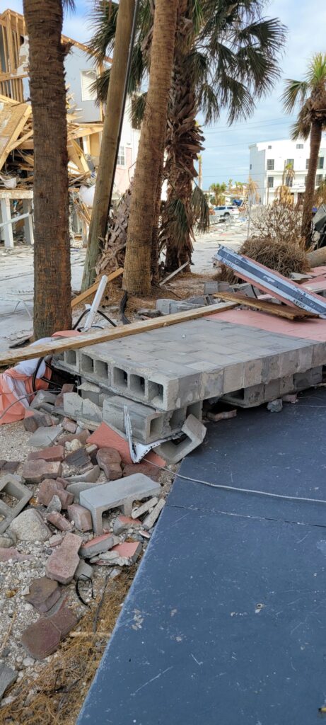 Fort Myers Beach Hurricane Damage at Edison Beach House