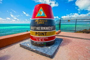 Picture of Southernmost point buoy: Fort Myers to Key West