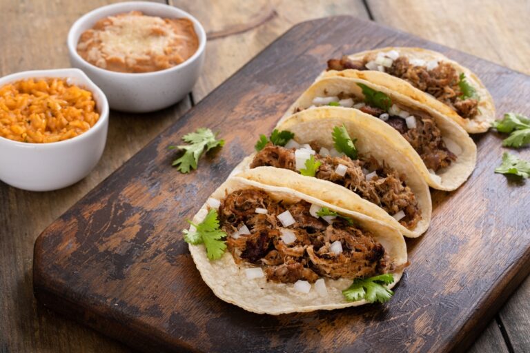 tacos at a Mexican restaurant in Fort Myers